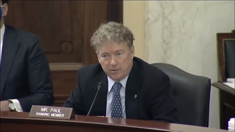 'Time to Open our Economy' Senator Rand Paul's Statement at Small Business Committee Hearing