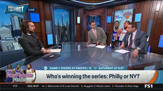 FIRST THINGS FIRST Embiid just proved that he's clutch - Nick Wright on 76ers 105-104 win vs. Heat