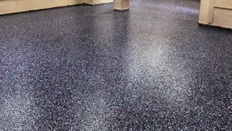 Fluid-applied floor coatings for commercial, industrial and residential spaces