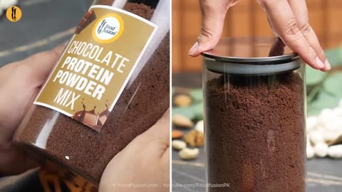 Homemade Chocolate Protein Powder Recipe by Food Fusion
