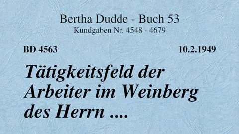 BD 4563 - TÄTIGKEITSFELD DER ARBEITER IM WEINBERG DES HERRN ....