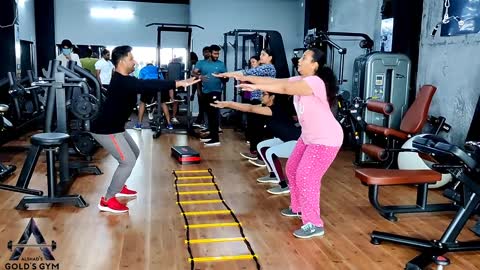 Personal Training session For Ladies Weight Loss & Fitness Program @ ALSHAD'S GOLD'S GYM