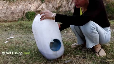 How to Make Easy Fish Trap Using Plastic Bottle