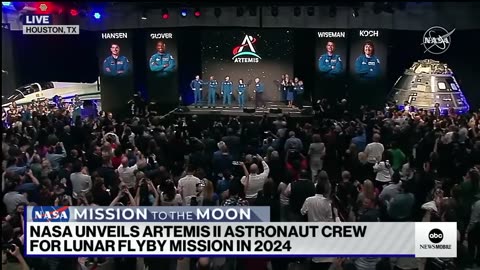 NASA announces crew for Artemis II mission in 2024