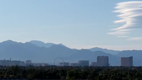 Helicopter over Las Vegas