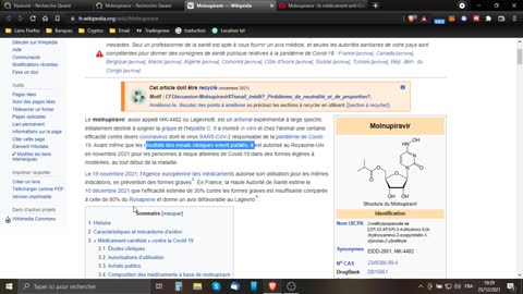 Analyse des anti-viraux Covid 19