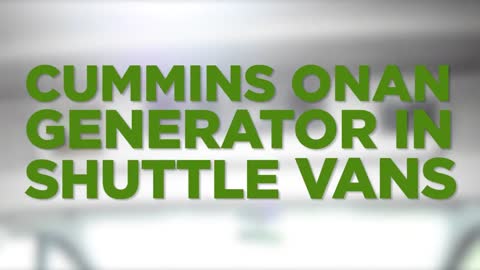 Cummins Onan Generator in Promaster Waldoch Shuttle Vans