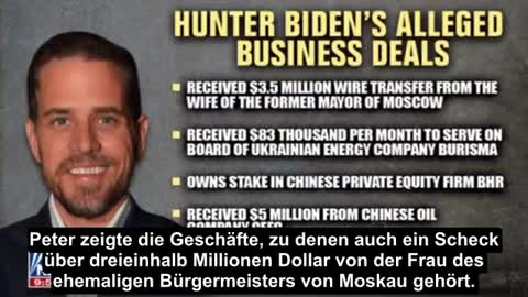 Peter Schweizer, president of the Government Accountability Institute, says Joe Biden's son,