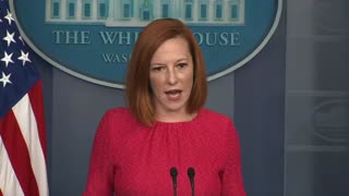 Psaki is asked about the Biden admin cutting monoclonal antibody supplies to red states.