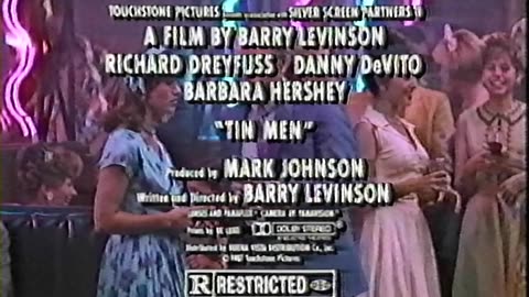 Barry Levinson's Tin Men 1987 TV Spot #1