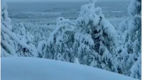 Temperature Is ( -21° ) In Finland (Nature Hub) #lapland #finland