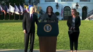 WH Announces the Wrong Name as Kamala Begins to Speak