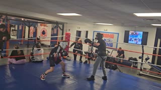 Joey sparring Kyle 2. 1/18/24