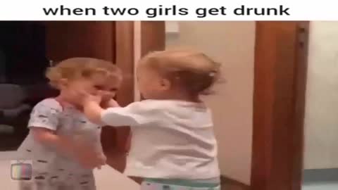 when two girls get drunk