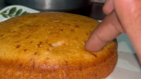 Homemade Eggless Sponge Cake