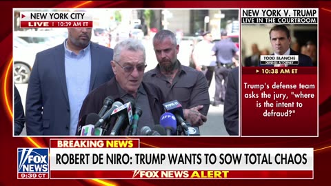 Trial Closing Arguments, and Robert DeNiro Statement outside Trial