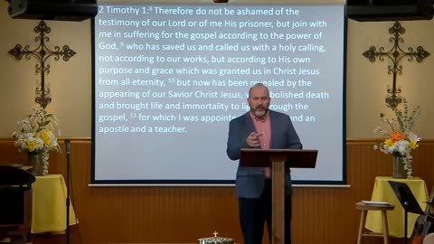 The God-Centered Gospel | 2 Timothy 1: 8 - 11