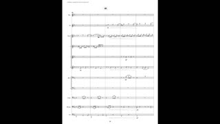 Gabriel Fauré – Barcarolle 12, Op. 105, No. 2 (Brass Nonet + Piccolo & Flute)