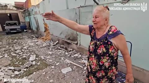 The russians hit the residential sector in Chornobayivka, Kherson OVA.
