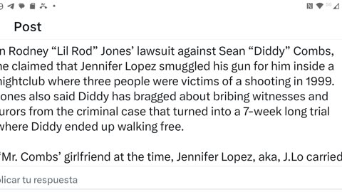 Jennifer López estaría implicada en un tiroteo perpetrado por Puff Daddy