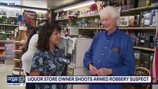 COURAGEOUS Store Owner Gives Interview After Protecting His Business From Armed Robbers