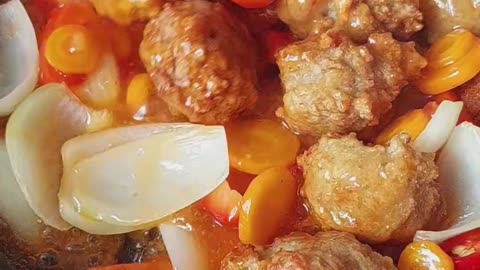 Perfect Sweet and Spicy Meatballs 🍖 🥓 🥩 👩‍🍳 #food #meatballs #homemade #cooking #recipe