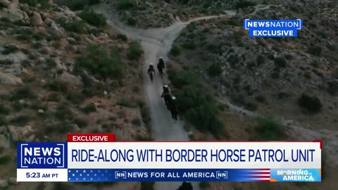 The California horse patrol unit protecting southern border |