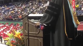 Principal Sings Whitney Houston's "I Will Always Love You" at High School Graduation Ceremony