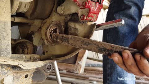 Replacing Rear control Arm Bushing on a Mercedes w210