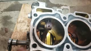 Subaru EJ253 Spun bearing