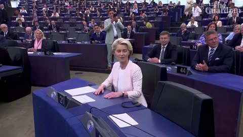 'Emotional moment': Ursula von der Leyen re-elected European Commission president