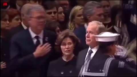 VIDEO: WHAT WAS IN THE ENVELOPES AT GEORGE BUSH’S FUNERAL?