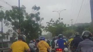 Videos: Motociclistas realizan plan tortuga por algunas vías de Bucaramanga y el área