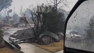 Video shows destruction after fire burns Jasper Alberta