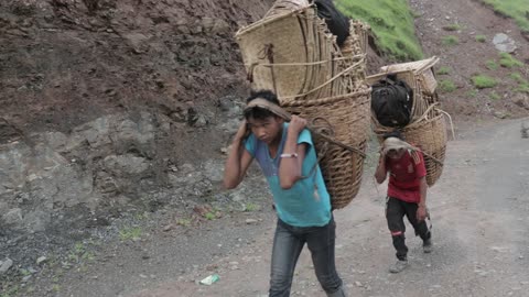 Daily Life in Nepali Mountain Village