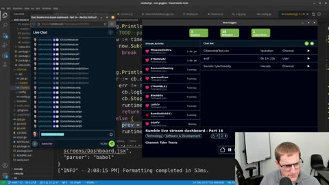 Rumble live stream dashboard - Part 16