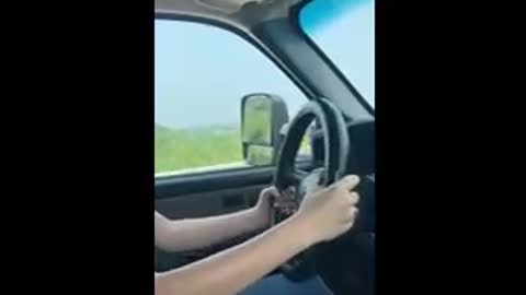 Teenager driving