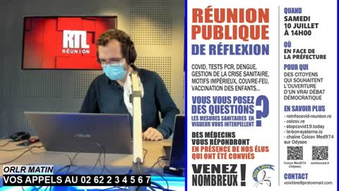 Yannick et Richard sur les mesures sanitaires du Préfet - RTL Réunion ORLR - 1er juin 2021