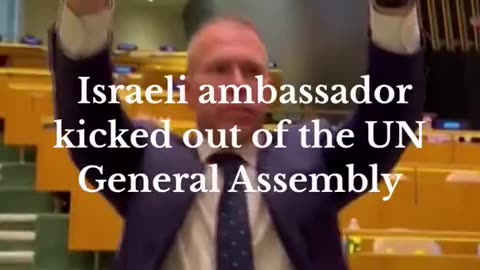 ISRAELI Ambassador KICKED OUT of the United Nations General Assembly!