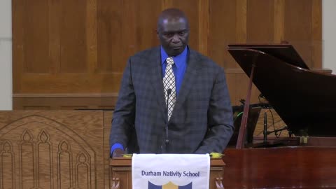 Alvin Battle was the speaker for the 2022 Graduating class of Durham Nativity School