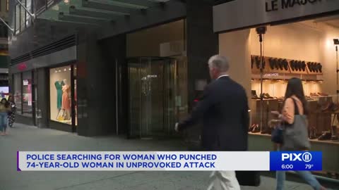 74-year-old woman randomly punched in face on Midtown Manhattan street