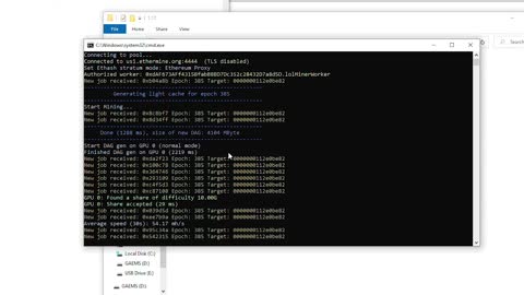 How to mine etherium on a Windows 10 computer