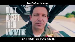 DeSantis CHANNELS Top Gun In SAVAGE Ad
