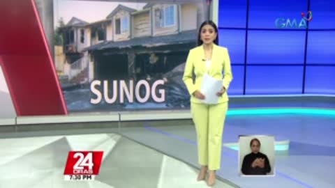 Bahay ni Jaya sa Amerika, nasunog | 24 Oras