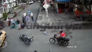 Percance en el barrio Alarcón de Bucaramanga