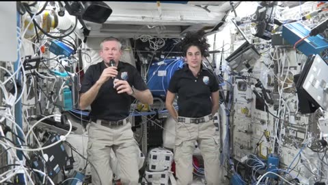 Space Station Crew Talks with fox weather WCBS