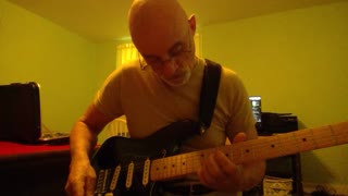 Playing "You're A Grand Old Flag" on my Fender Stratocaster