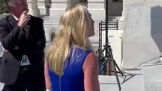 MTG ROASTS Democrat Debbie Dingell On The Steps Of The Capitol