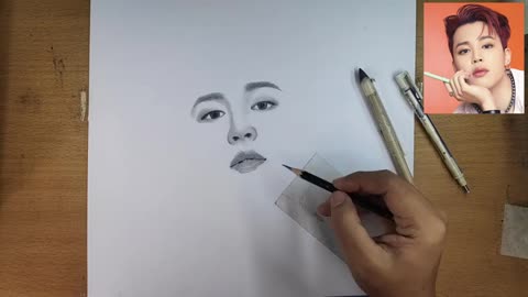 The art of the Korean / most handsome artist