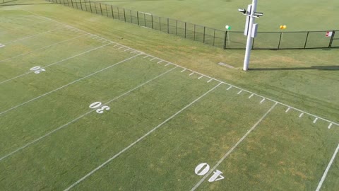 New football field aerial